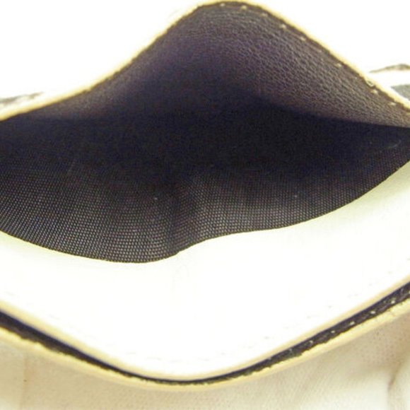 Auth Saint Laurent Card Case Beige Brown Woman - Picture 6 of 6